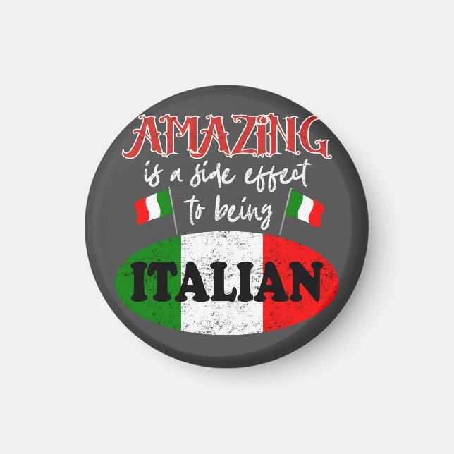 Imán Italia asombrosa Orgullo italiano gracioso humor s (Frente)