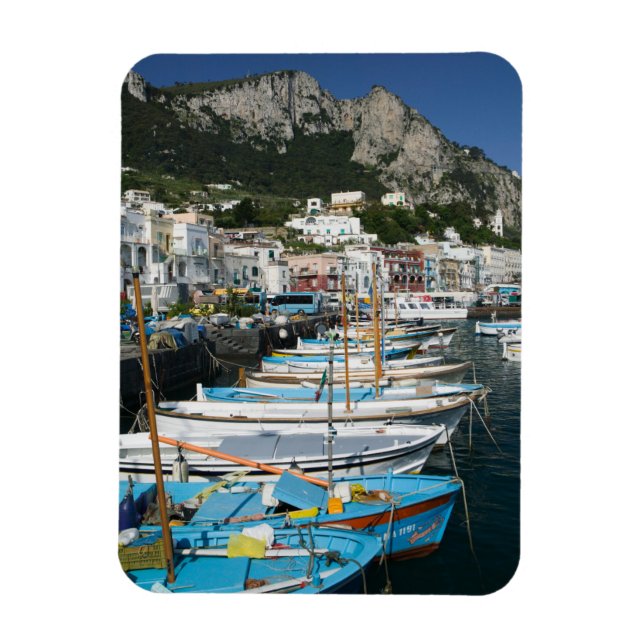 Imán ITALIA, Campania (Bahía de Nápoles), CAPRI: Marina (Vertical)