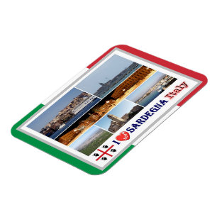 Imán Italia - Cerdeña - Amo - Magnet