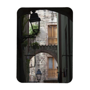 Imán Italia, Cerdeña, Bosa. Detalle de la calle.