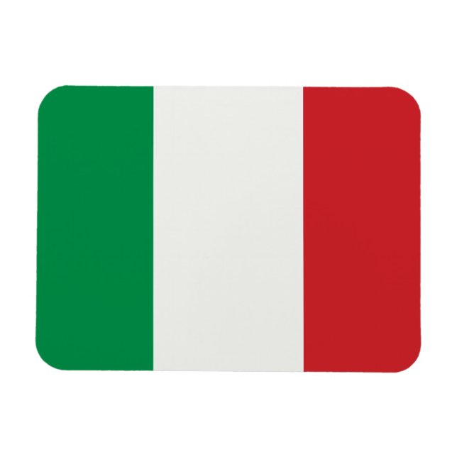 Imán Italia estandarte (Horizontal)