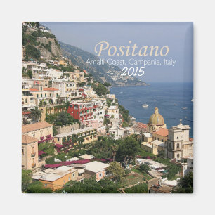 Imán Italia Fridge Magnet Compania Positano Año de Camb