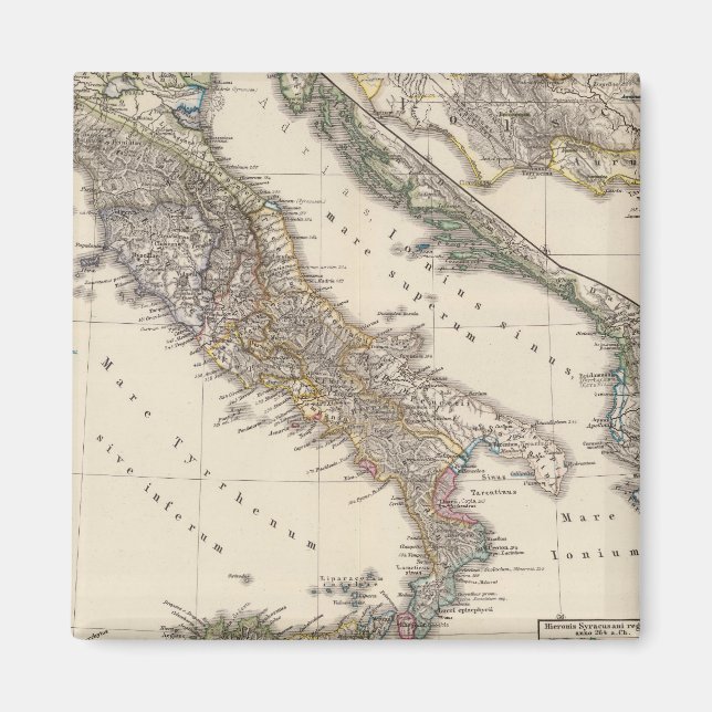 Imán Italia, Gallia cisalpina, Sicilia, Cerdeña (Frente)