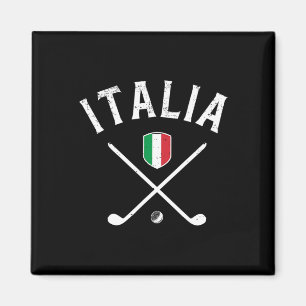Imán Italia Golf - Tee de Golf de la Bandera Italiana 