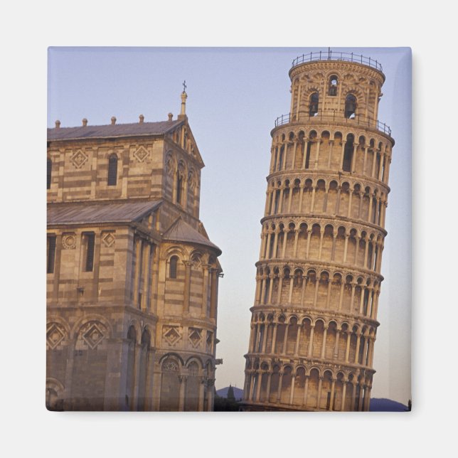 Imán Italia, la Toscana, la Torre inclinada de Pisa y (Frente)
