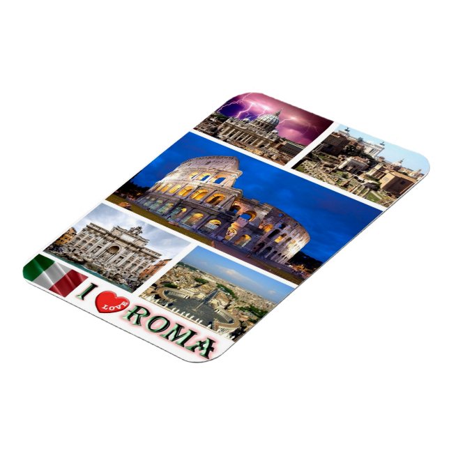 Imán Italia - Lazio - Roma - Amo - (Lado Izquierdo)