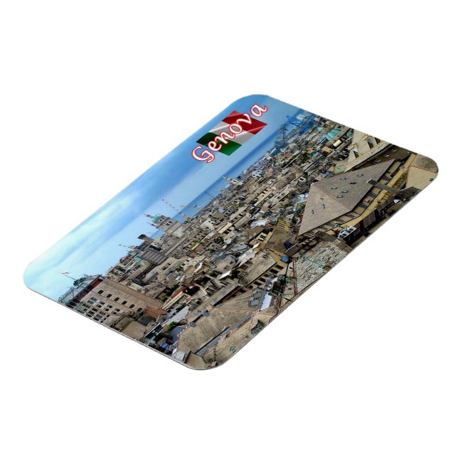 Imán Italia - Liguria - Génova - Centro - (Lado Izquierdo)