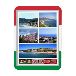 Imán Italia - Liguria - Riviera Ponente - Mosaic - Magn