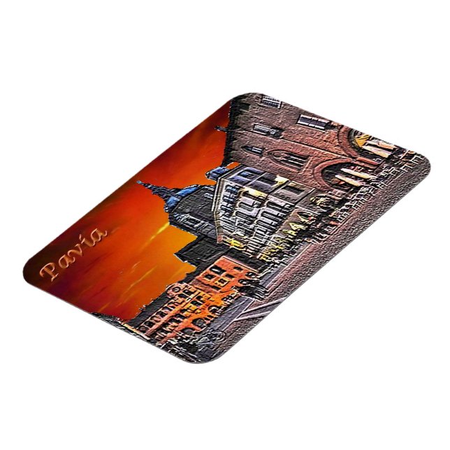 Imán Italia - Lombardía - Pavia - (Lado Izquierdo)