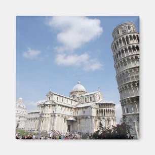 Imán Italia, Pisa. Catedral, baptisterio y Torre inclin