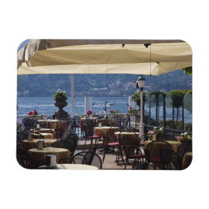 Imán Italia, provincia de Como, Bellagio. Café junto al