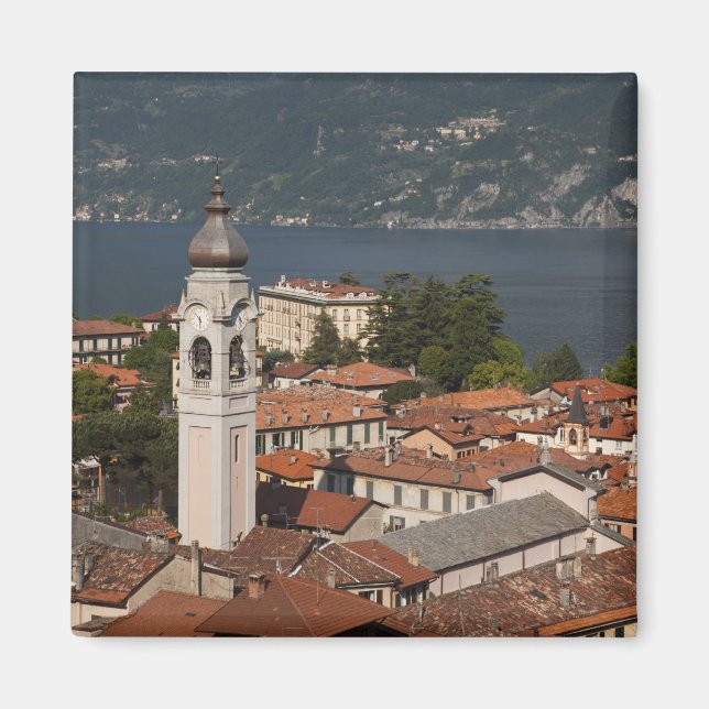 Imán Italia, provincia de Como, Menaggio. Vista de la c (Frente)