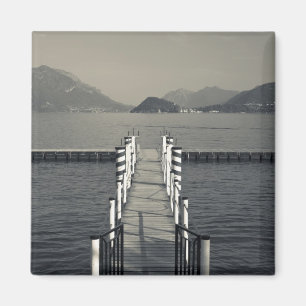 Imán Italia, provincia de Como, Tremezzo. Embarcadero.