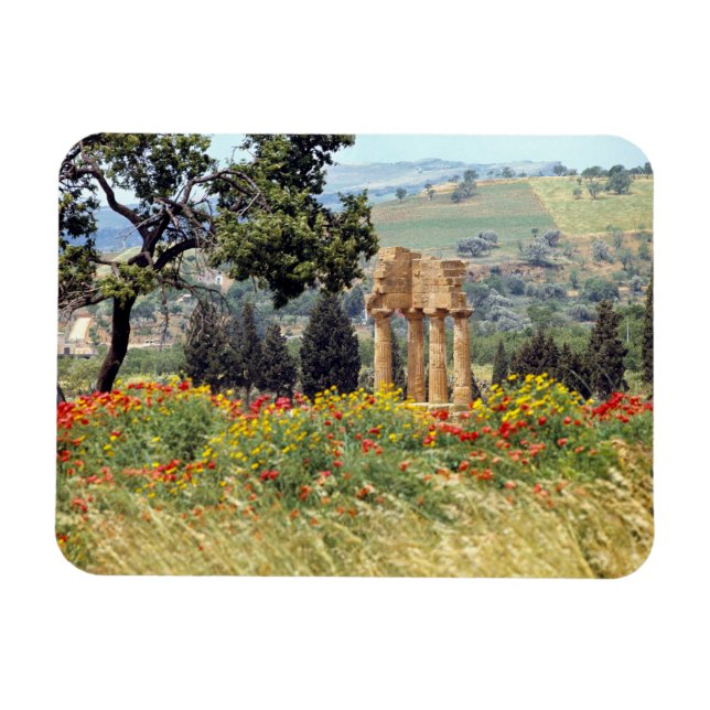 Imán Italia, Sicilia, Agrigento. Las ruinas de la (Horizontal)