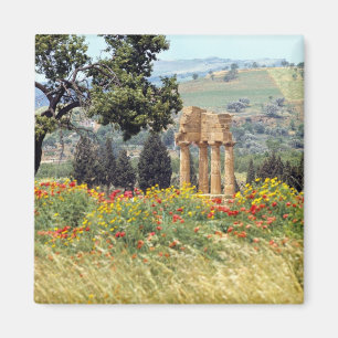 Imán Italia, Sicilia, Agrigento. Las ruinas de la