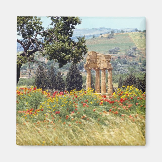 Imán Italia, Sicilia, Agrigento. Las ruinas de la (Frente)