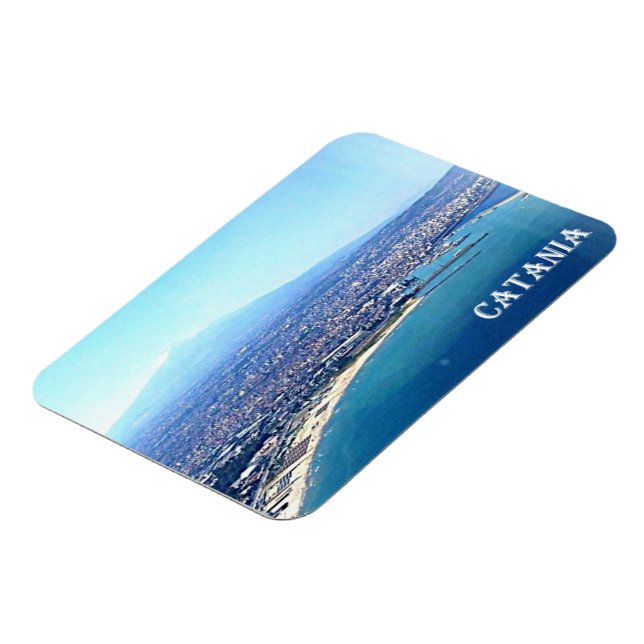 Imán Italia - Sicilia - Catania - Etna - (Lado Izquierdo)