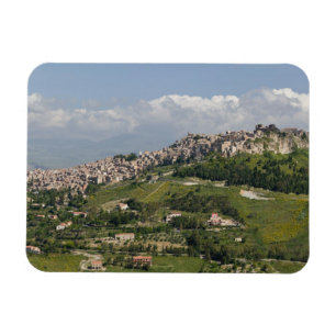 Imán Italia, Sicilia, Enna, Calascibetta, Vista matutin