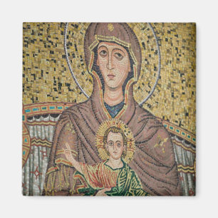 Imán ITALIA, Sicilia, TAORMINA: Corso Umberto 1, Mosaic