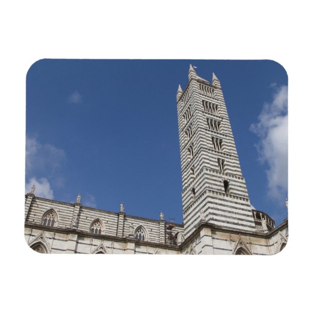 Imán Italia, Toscana, Siena. El Duomo. (Horizontal)