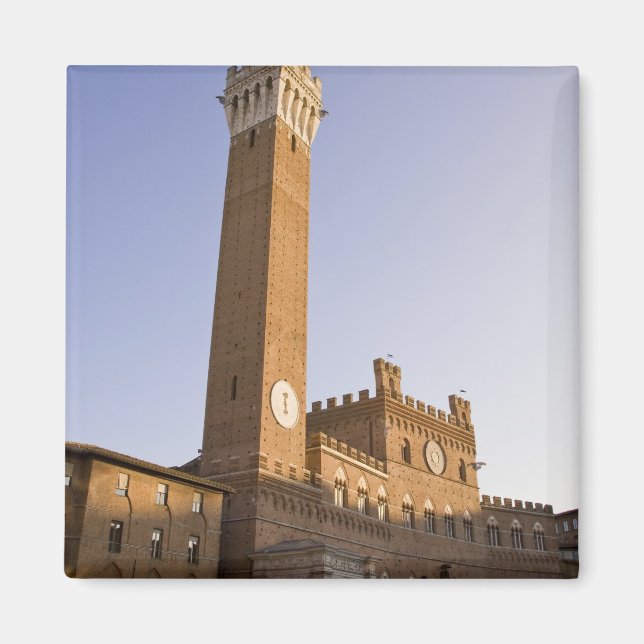Imán Italia, Toscana, Siena. Torre del Mangia (Frente)