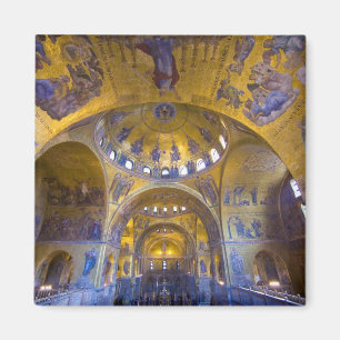 Imán Italia, Venecia. Interior de la Catedral de San Ma