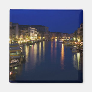 Imán Italia, Venecia, vista nocturna a lo largo del Gra