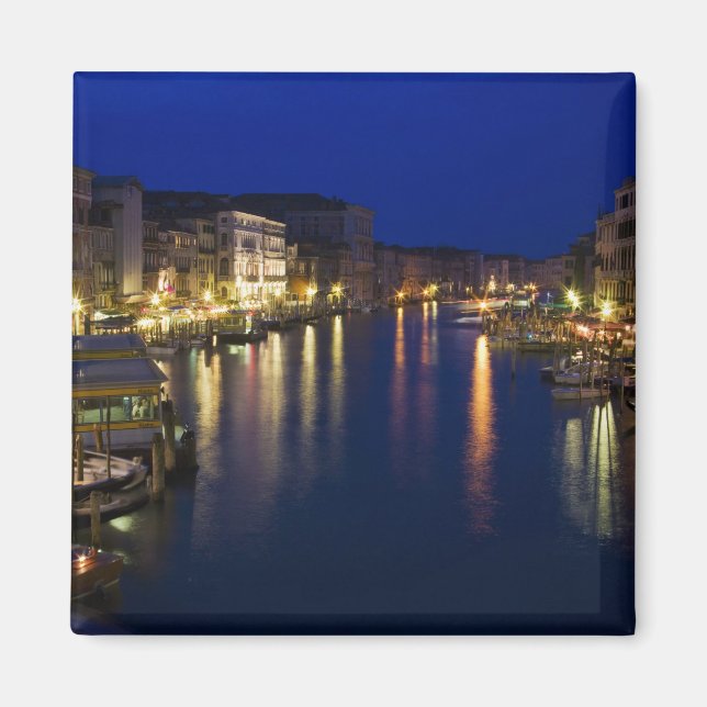 Imán Italia, Venecia, vistas nocturnas a lo largo del G (Frente)