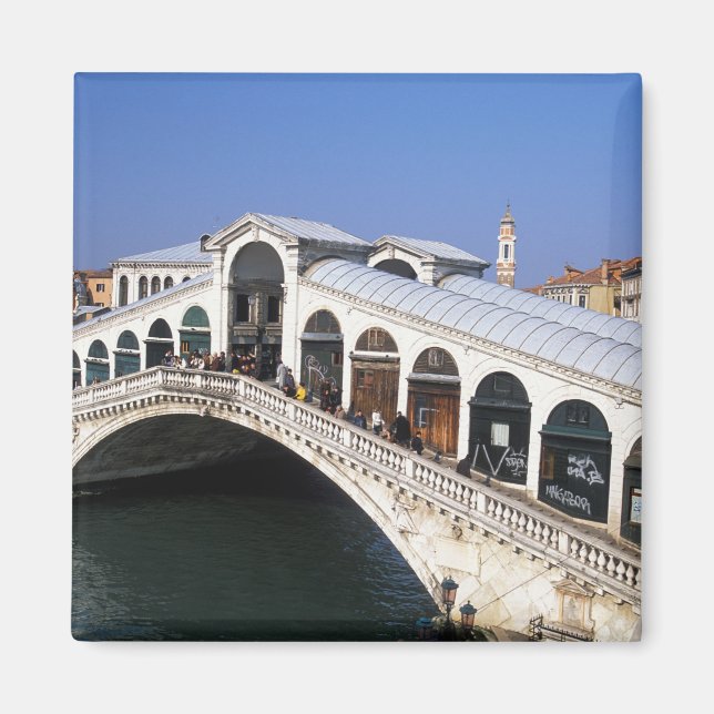 Imán Italia, Veneto, Venecia, cruce del puente Rialto (Frente)