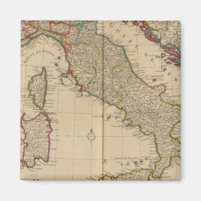 Imán Italia y Eslovenia (Frente)