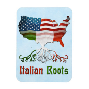 Imán Italiano Americano Roots Flexi Magnet