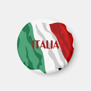 Imán italiano del refrigerador de "Italia" de la