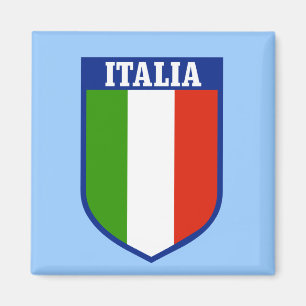 Imán italiano del refrigerador de la bandera