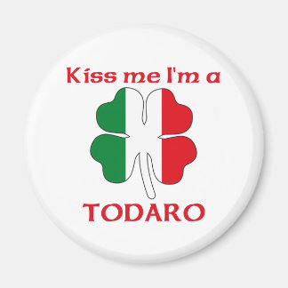 Imán Italiano personalizado me besa, soy Todaro