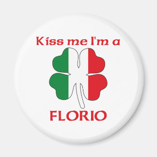 Imán Italiano personalizado me besa yo soy Florio