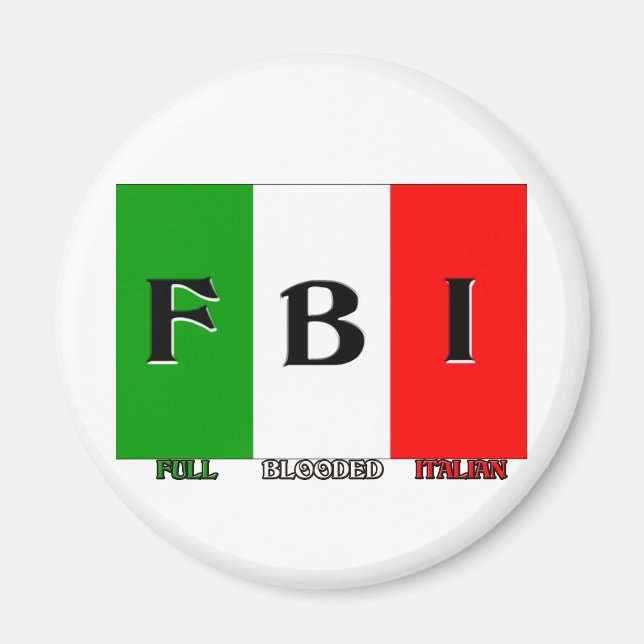 Imán Italiano sangriento y lleno del FBI (Frente)
