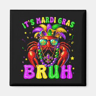 Imán Its Mardi Gras Bruh Funny Crawfish Outfit Boys Gir