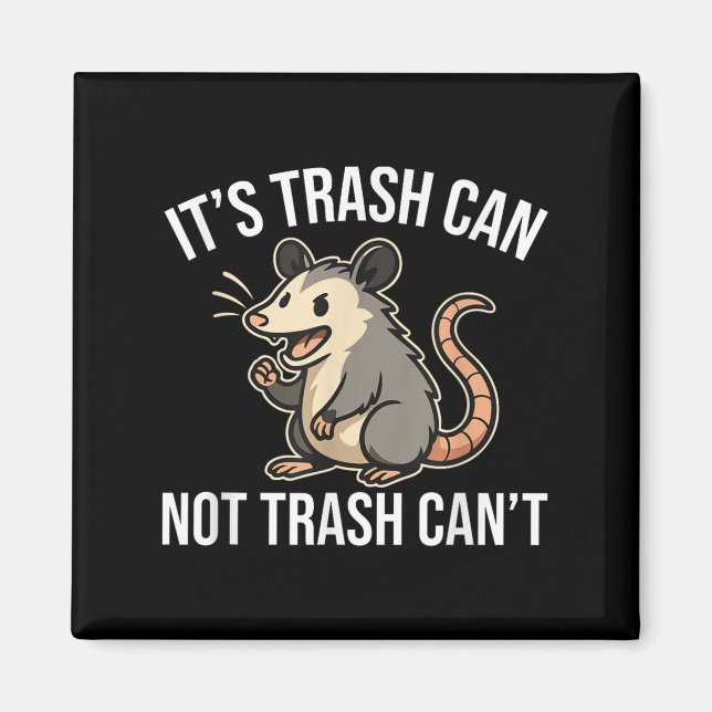 Imán It's Trash Can Not Trash Can't Ossum Fun  (Frente)
