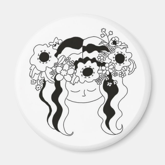 Imán Ivana Kupala Arte Popular Ucraniano (Frente)