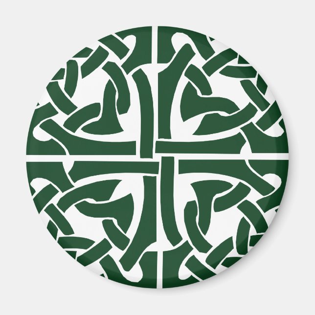 Imán Ivy Green Celtic Knotwork (Frente)