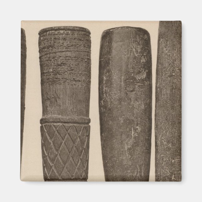 Imán IX tubos de piedra, así que pinza (Frente)