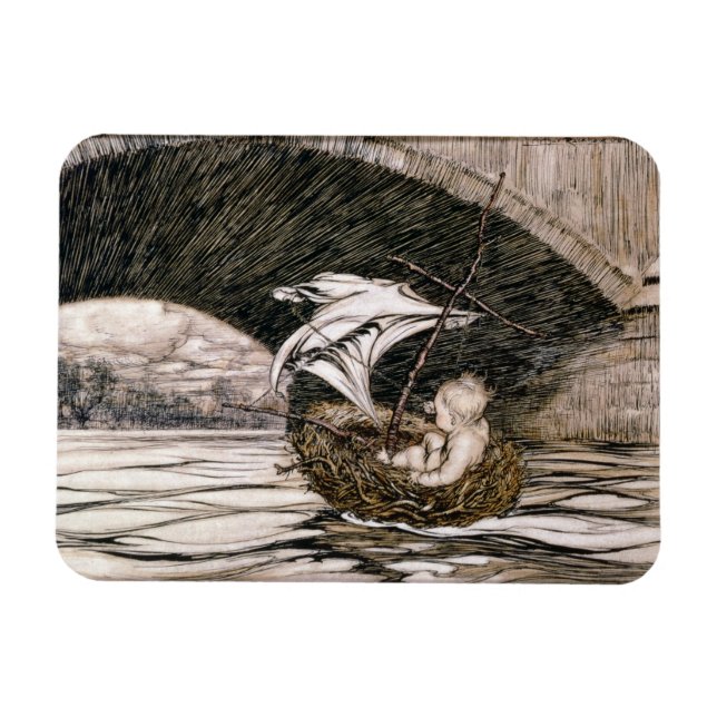 Imán J.M. Barrie | 'Pasó bajo el puente y llegó (Horizontal)