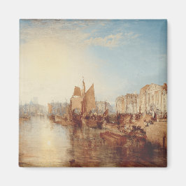 Imán J.M.W. Turner: Puerto de Dieppe Arte Romántico