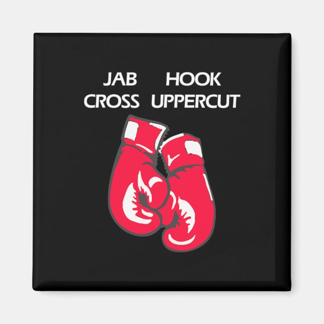 Imán Jab Hook Cross Uppercut Artes Marciales Boxeo  (Frente)