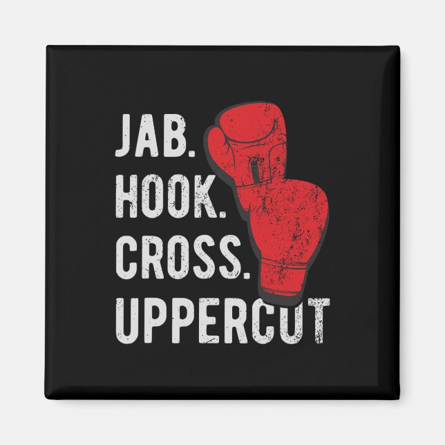 Imán Jab, Hook, Cross, Uppercut - Kickboxing y Boxeo (Frente)