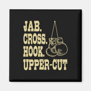 Imán Jabs. Cruzar. Hook. Entrenador de boxeo de corte s