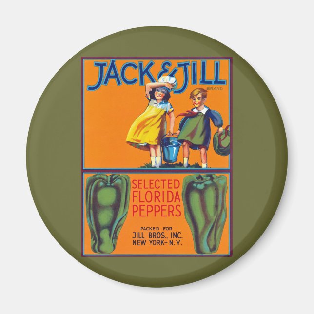 Imán Jack & Jill Florida Peppers (Frente)