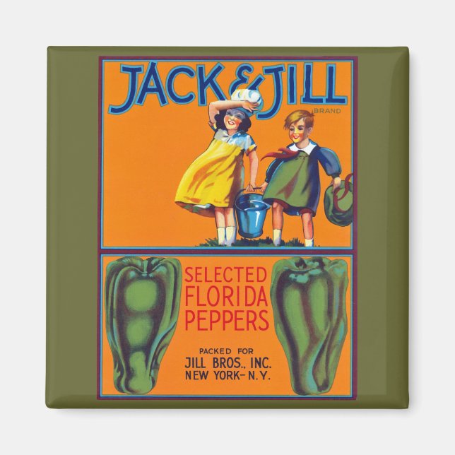 Imán Jack & Jill Florida Peppers (Frente)