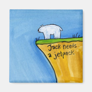 Imán Jack necesita un paquete del jet