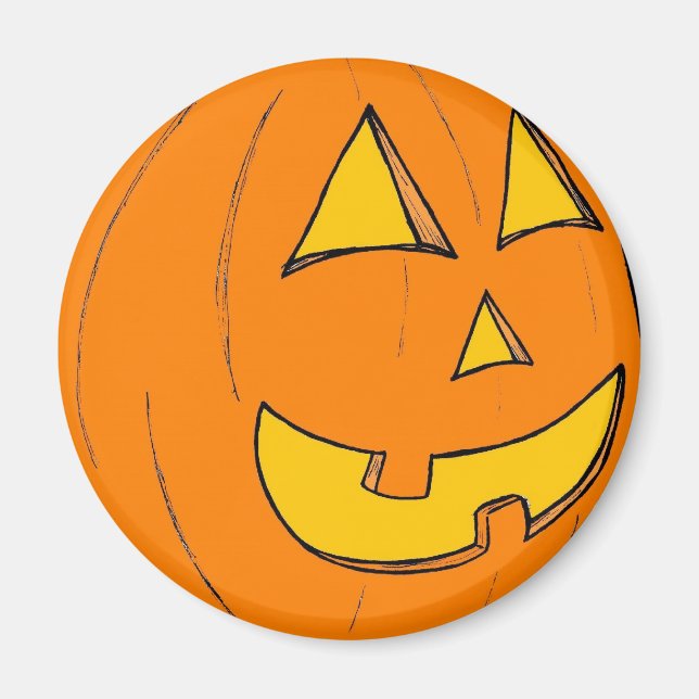 Imán Jack o' Lantern Blue Magnet (Frente)
